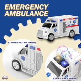 EPPO helicopter toy with lights supports dynamic rescue scenarios