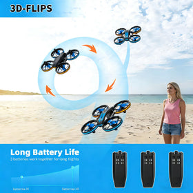 Epstur drone in headless mode for easy navigation.