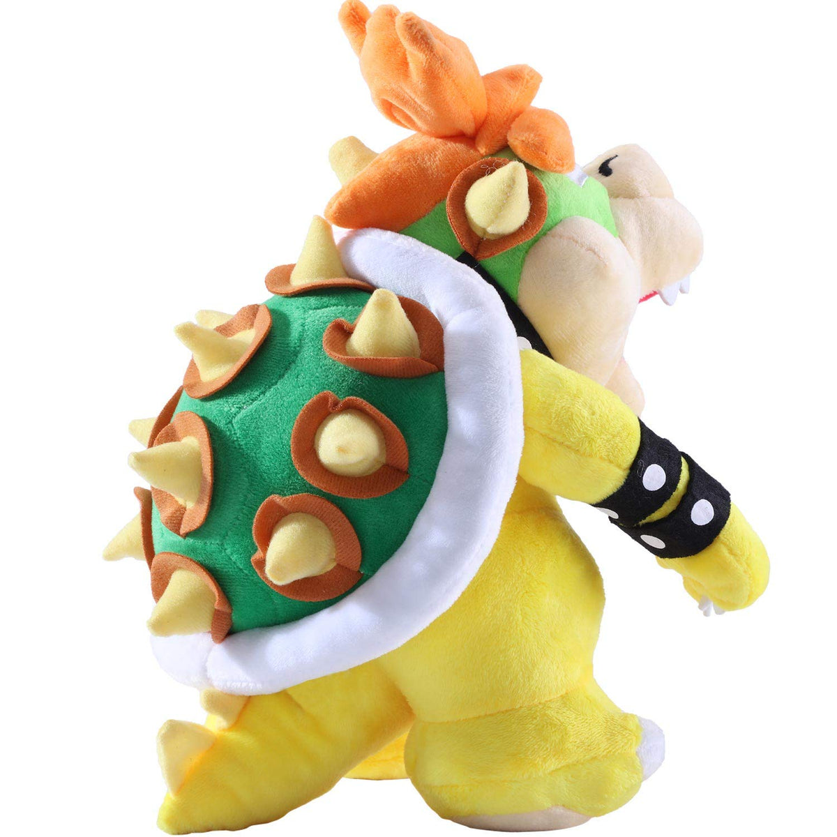 EQUASIS Bowser Plush kid-friendly design with embroidered features for safety and charm.