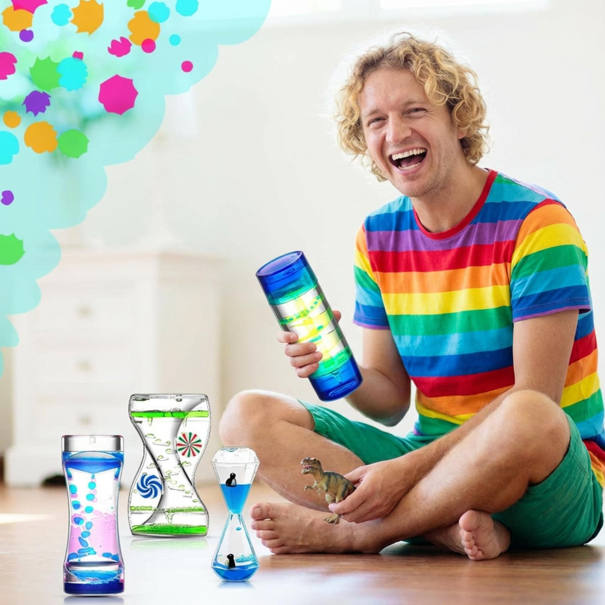 Equsion liquid motion bubbler compact size fits comfortably in hand.