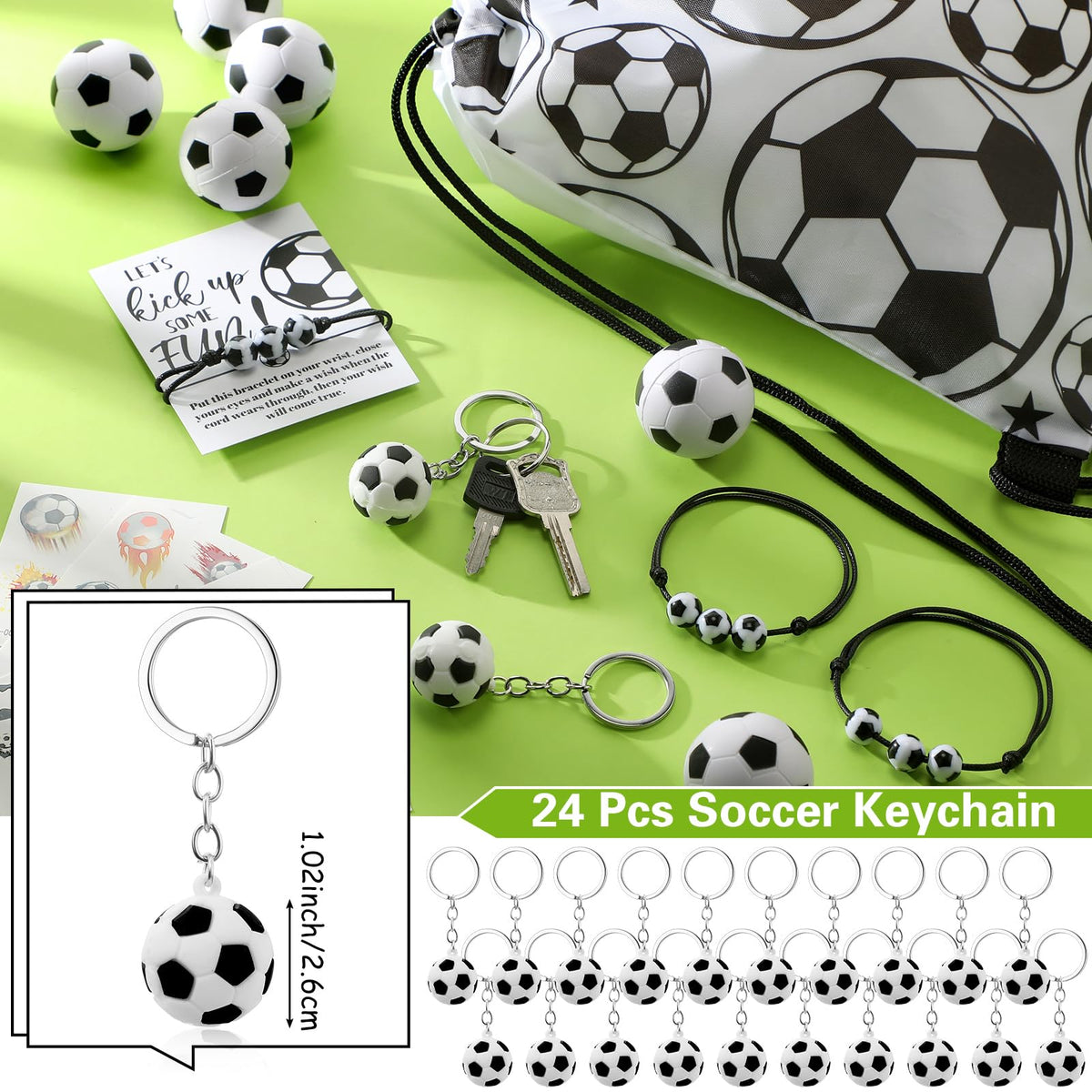 Equsion waterproof soccer stickers for notebooks and gear