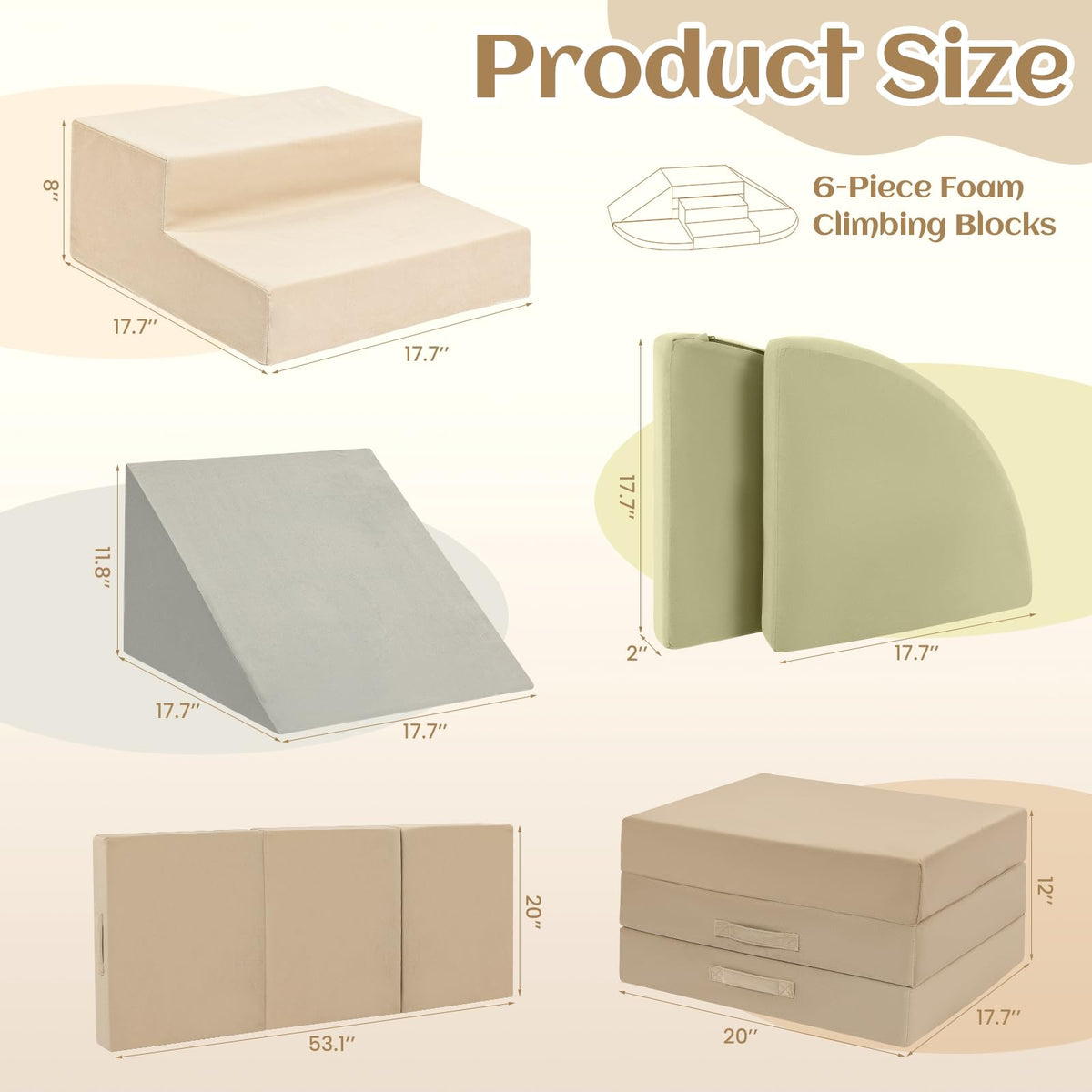 Erament color blocks: color-coded modules encourage shape and size recognition