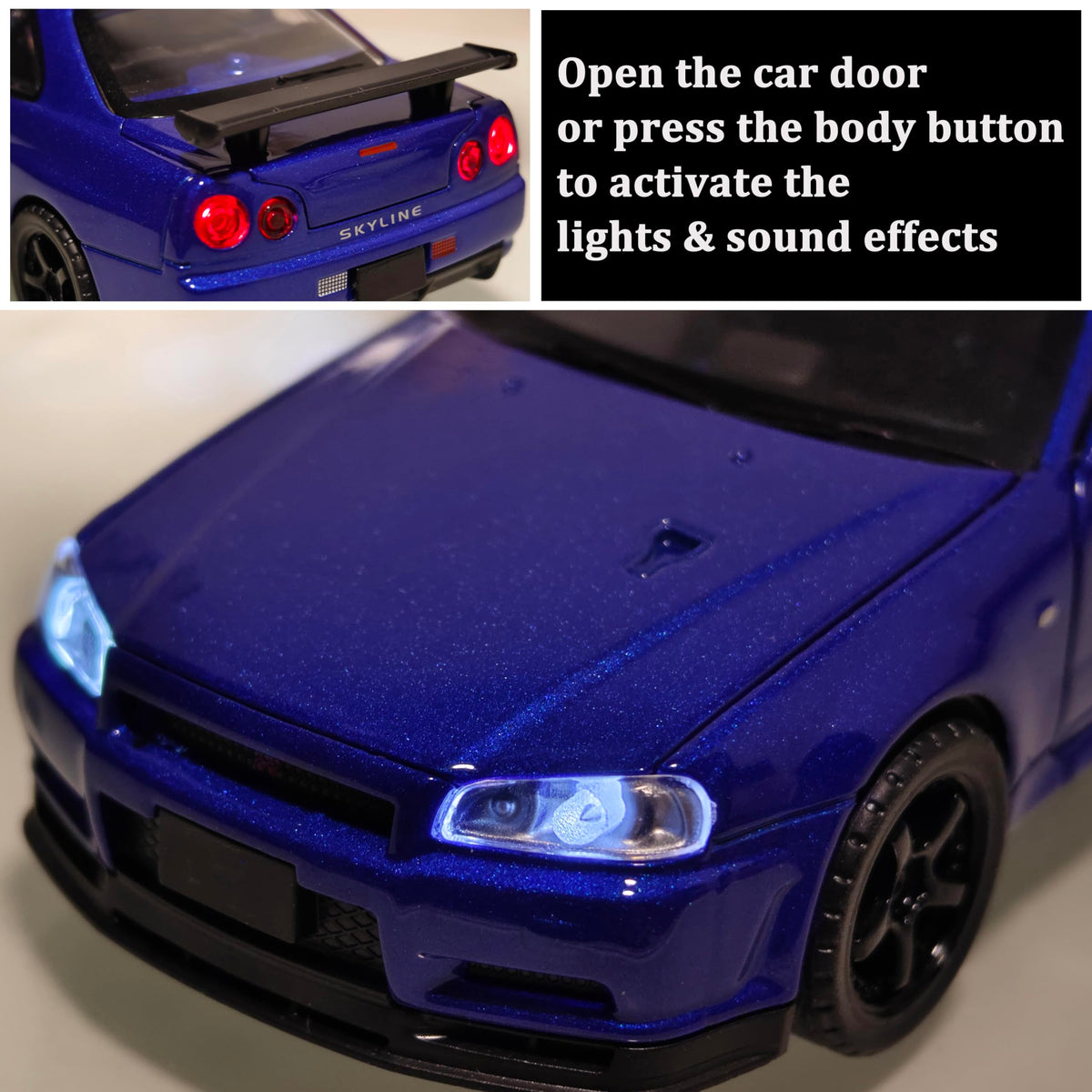 ERBADIHAGO open doors and engine compartment reveal moving parts.