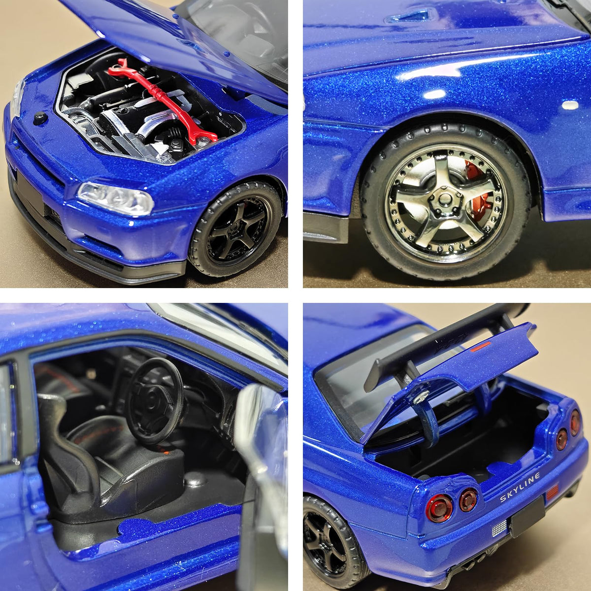 ERBADIHAGO rubber tires enhance durability during play.