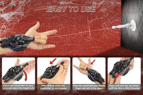 Erdizhu web-launch magnets and suction cups gripping a metal surface.