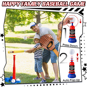 Erixazs Tball Set extendable bat for comfortable swings.