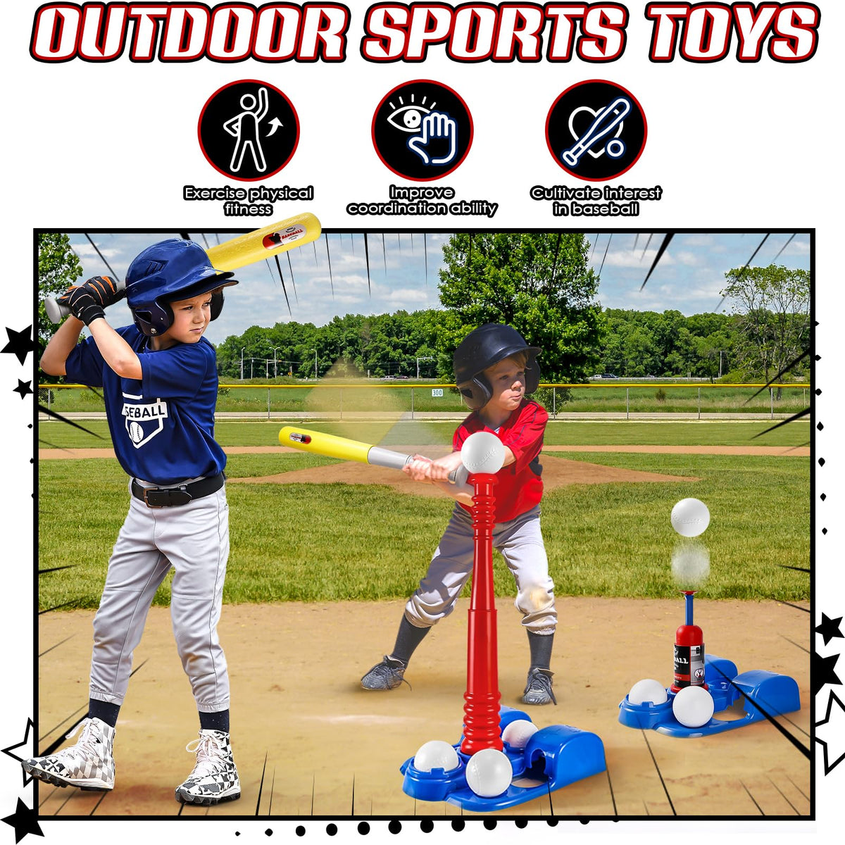 Erixazs Tball Set soft glove designed for small hands and easy handling.