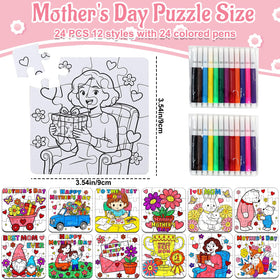 ERTIUANIO Mothers Day puzzle featuring a bear for group crafts
