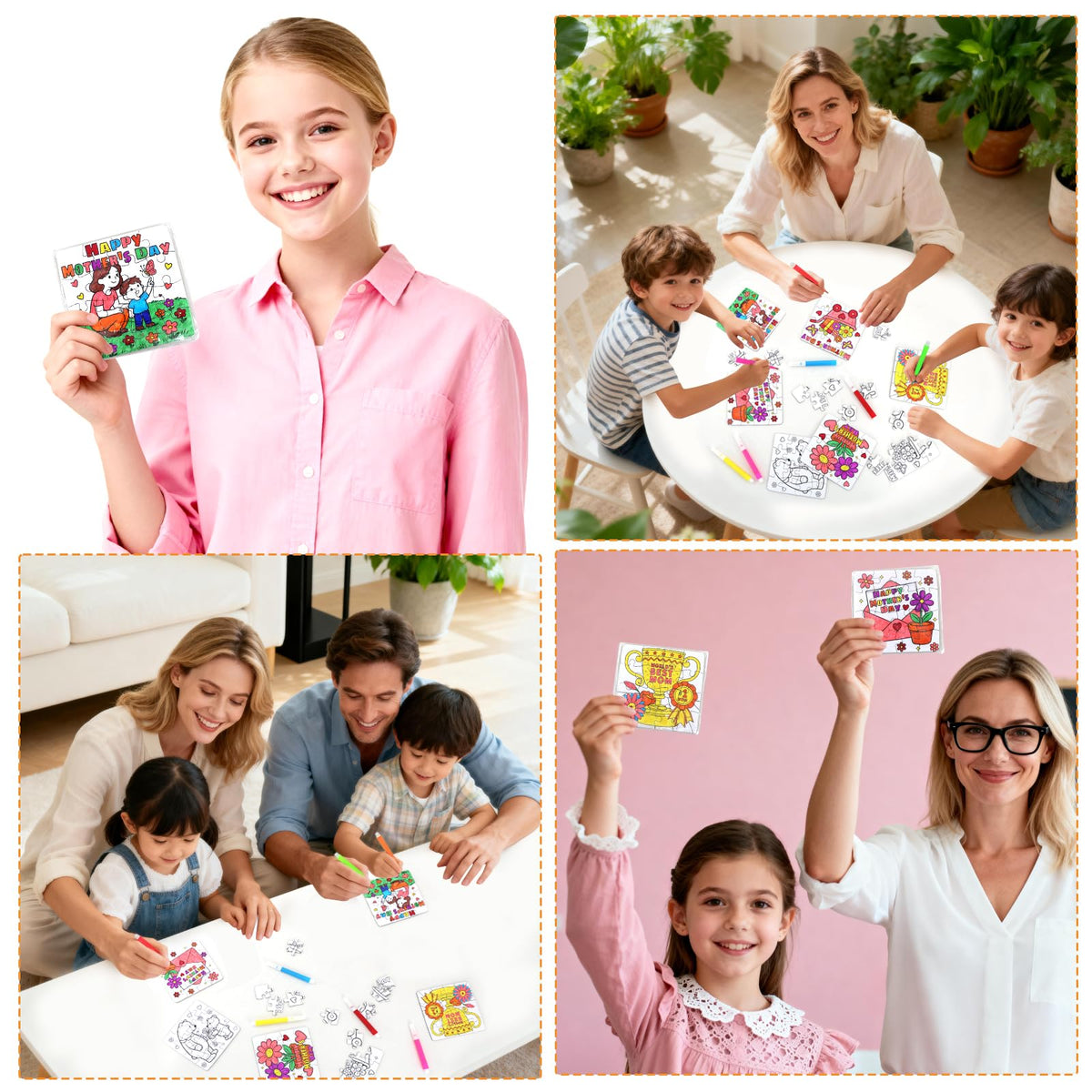 ERTIUANIO reference pictures guide coloring and puzzle assembly