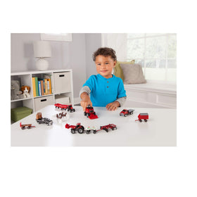 ERTL Case IH truck 1:64 scale with moving parts for dynamic farm scenes.