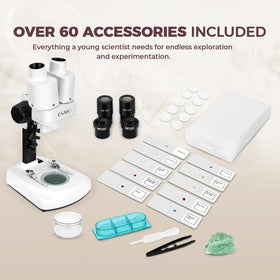 ESAKO Dual LED Kids Microscope brine shrimp setup for hands-on life-cycle observation