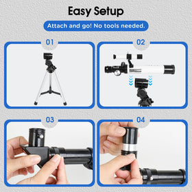 Esako dual eyepieces offer flexible magnification for varied viewing.