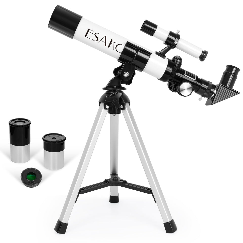 Esako Kids Telescope setup enables quick, easy assembly for beginner stargazers.