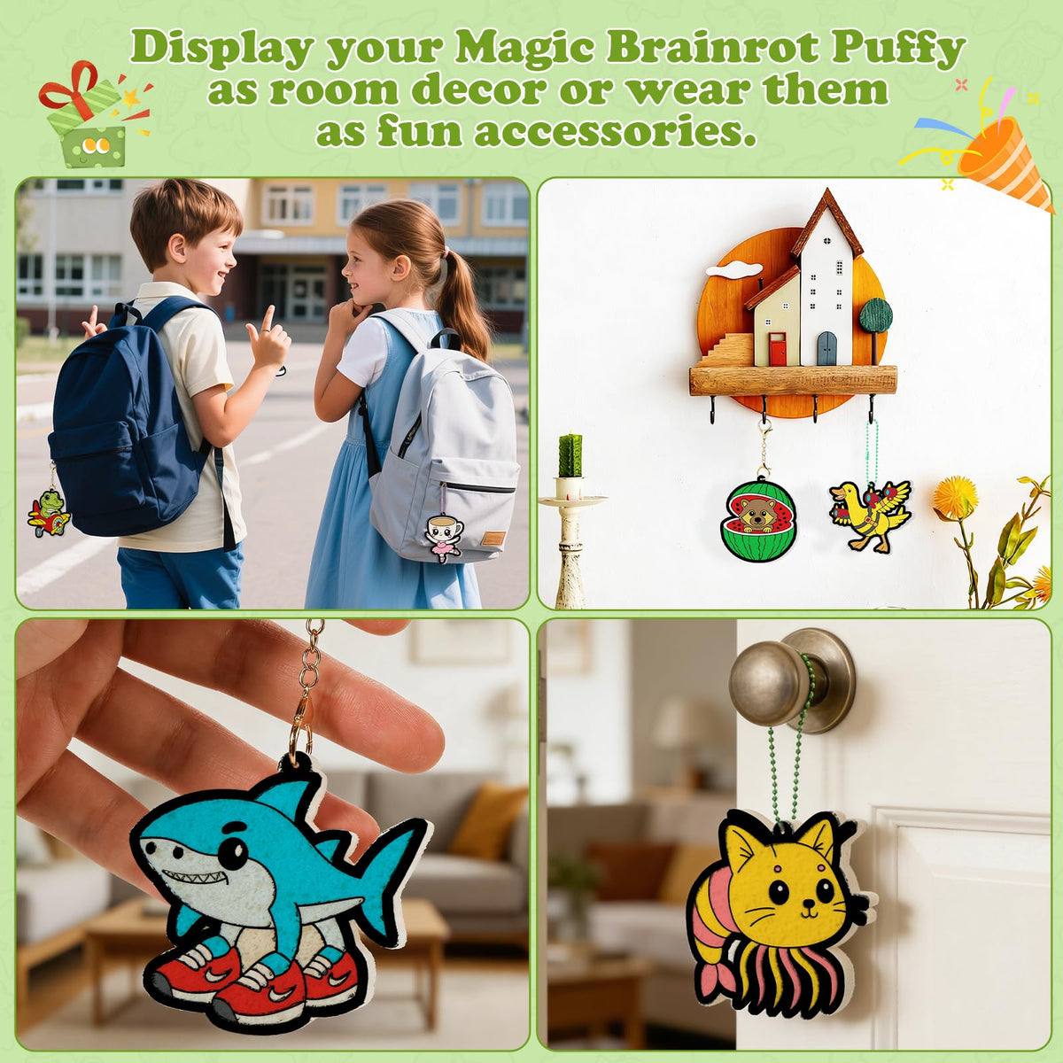 ESENHARBER Gift-ready Brainrot craft set for ages 4-10