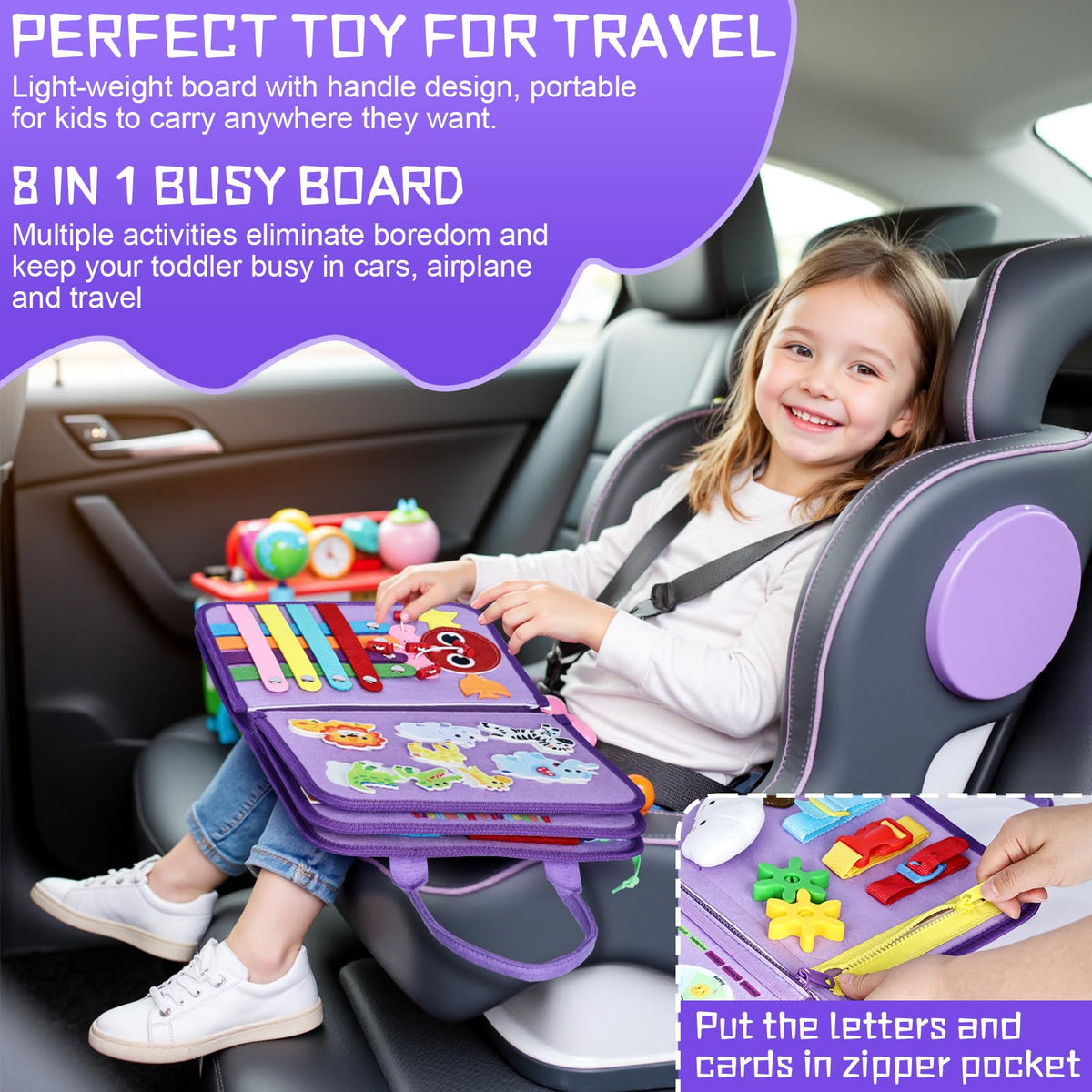 Esjay Busy Board calendar weather page aids cognitive development.