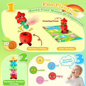 Esjay rattle and squeaker textures spark tactile curiosity during independent play
