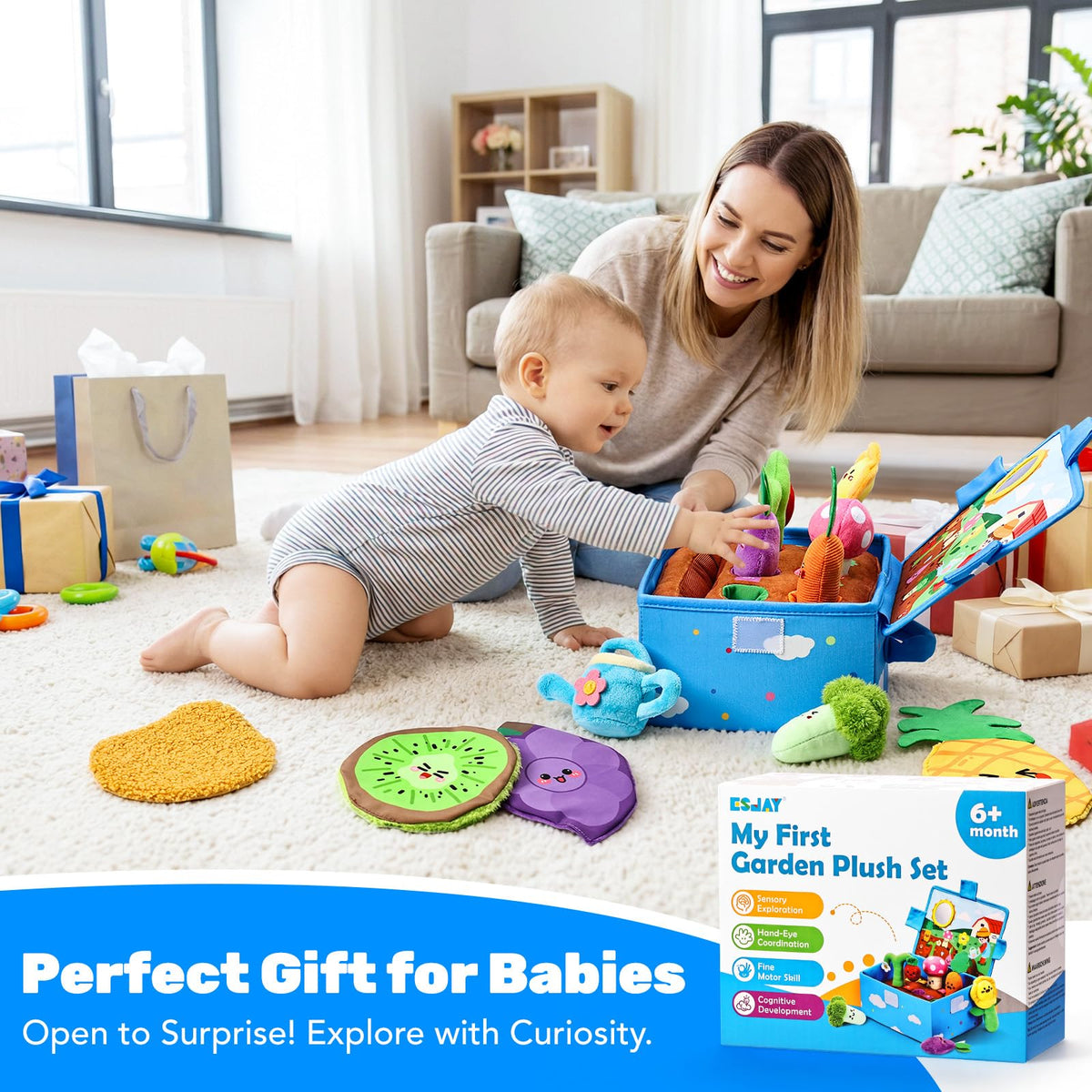 Esjay storage box with handle makes tidy, portable playtime easy
