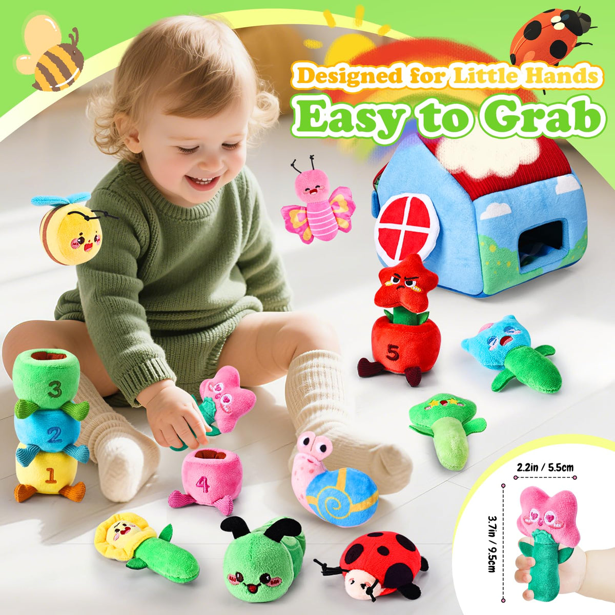 Esjay take-along garden mat doubles as storage for travel playtime