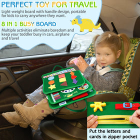 Esjay Busy Board shape matching page enhances recognition and imagination.