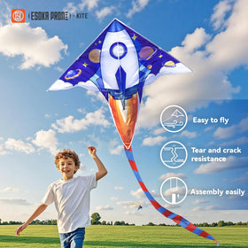 ESOKA PRON beach-park-kite-fly includes everything you need to start.