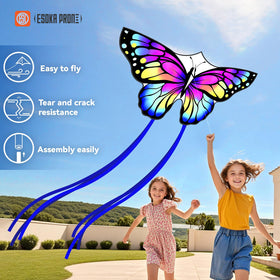 ESOKA PRON butterfly kite 40x20.8 inches for cheerful outdoor moments.