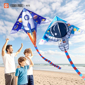 ESOKA PRON kite board and line ready for quick setup at beach or park.