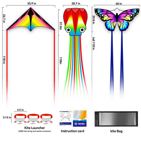 ESOKA PRON family fun kite set for outdoor play.