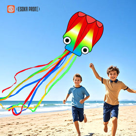 ESOKA PRON octopus kite with 28.7x31.5-inch frame for playful lifting.
