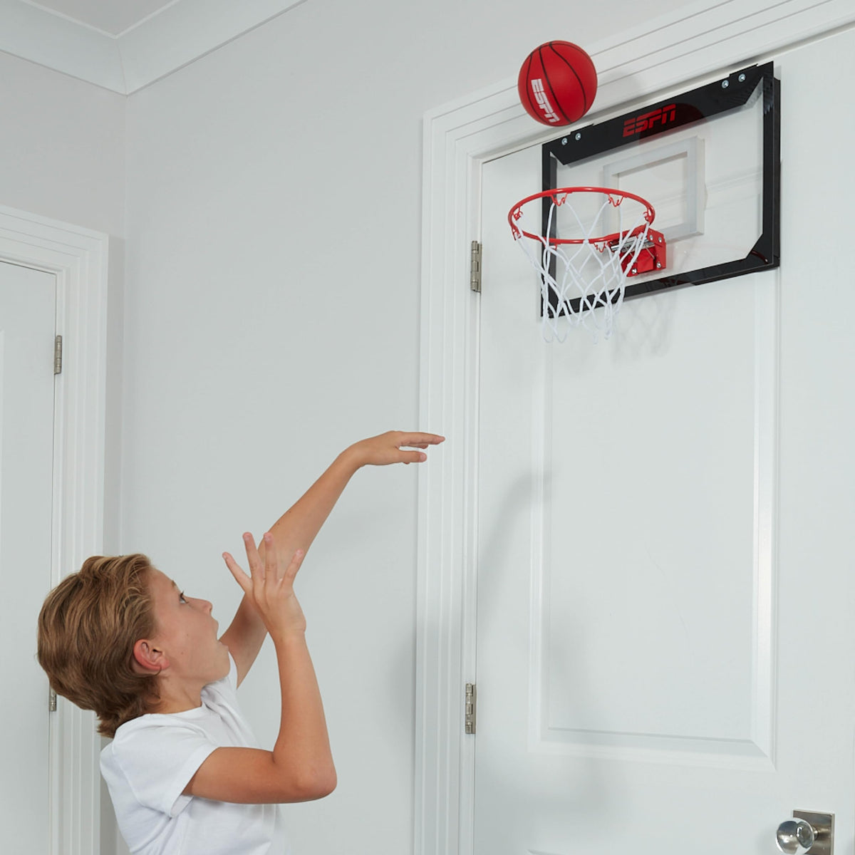 ESPN door-mount setup is quick and tool-free for busy homes
