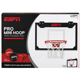 ESPN includes mini basketballs in red and black for friendly matchups