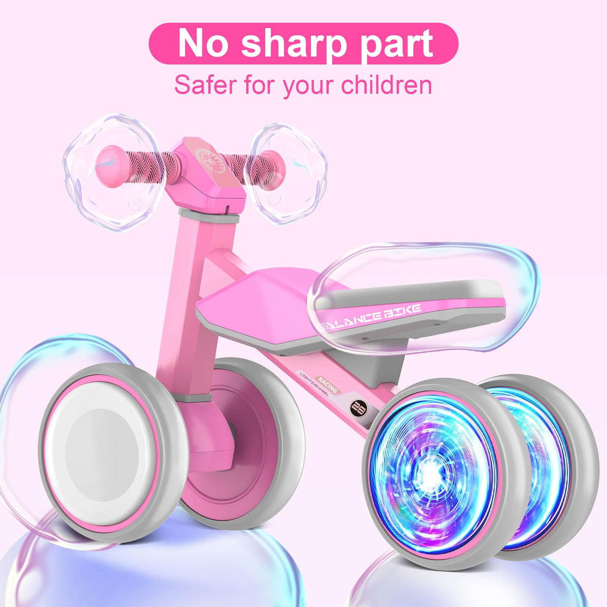 ESPRAY Four Silent EVA Wheels allow quiet indoor and outdoor use.