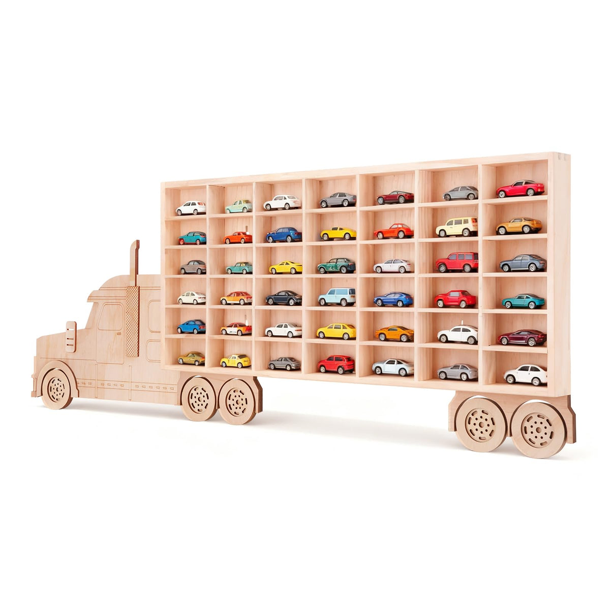 Essenhome 3D patchwork wall display close-up, creating a striking playroom focal point.