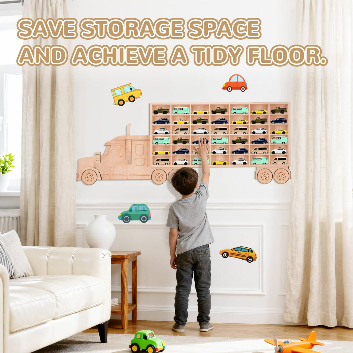 Essenhome easy-access parking bays support quick selection and play.