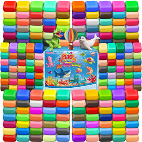 ESSENSON air-dry clay 210 colors color swatches for vibrant craft ideas