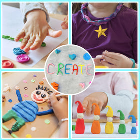 ESSENSON gift for kids, birthday or Christmas craft clay set