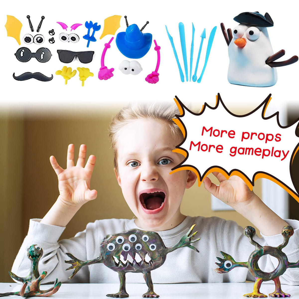 ESSENSON Modeling Clay Kit makes a thoughtful gift for kids' birthdays