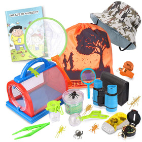 ESSENSON Outdoor Explorer Kit binoculars help kids observe nature in detail during outdoor play.