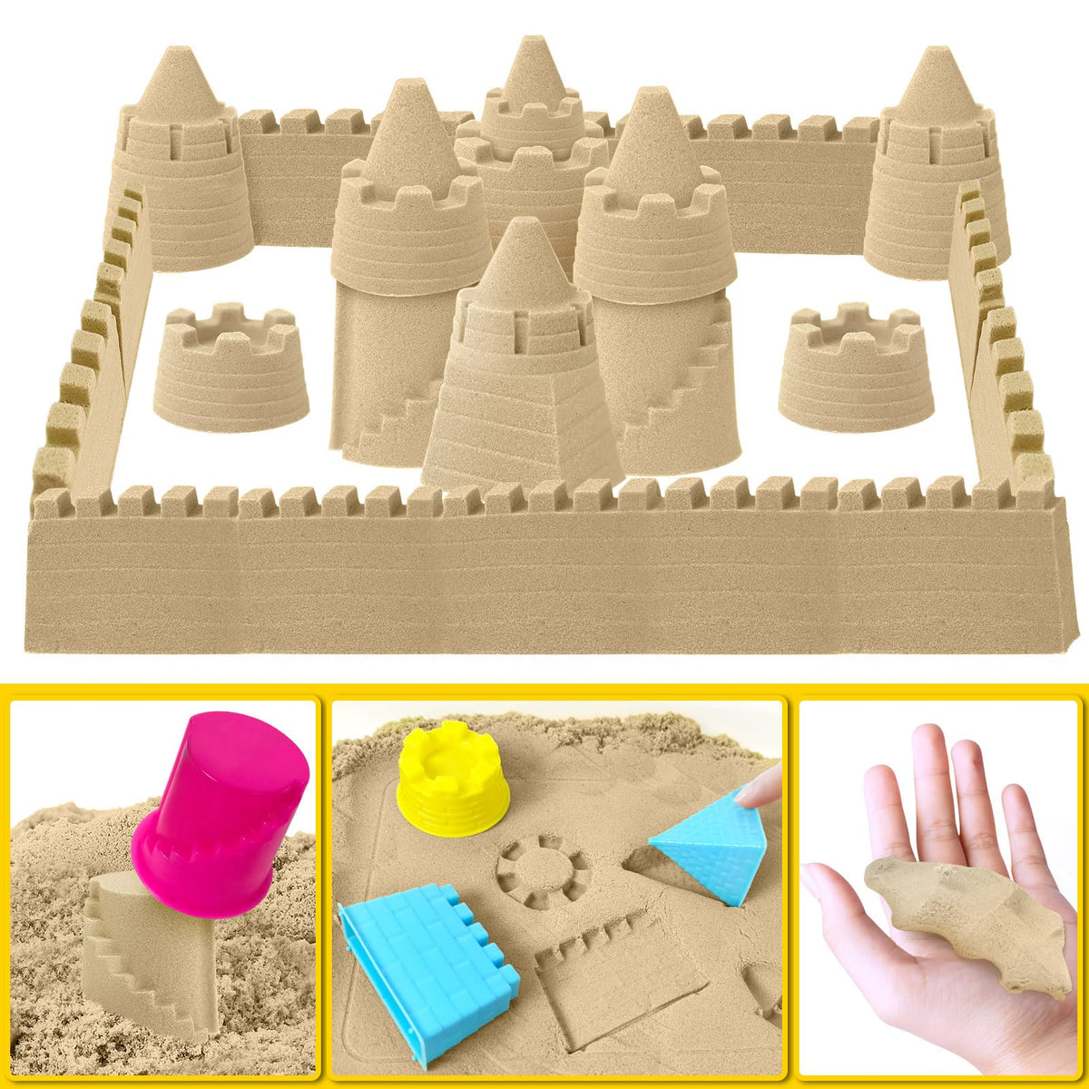 ESSENSON Sand Dig and Build set supports fine motor skills