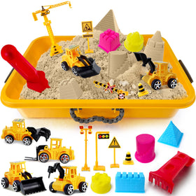 ESSENSON Sandbox Accessories with signs and cones encourage themed scenarios