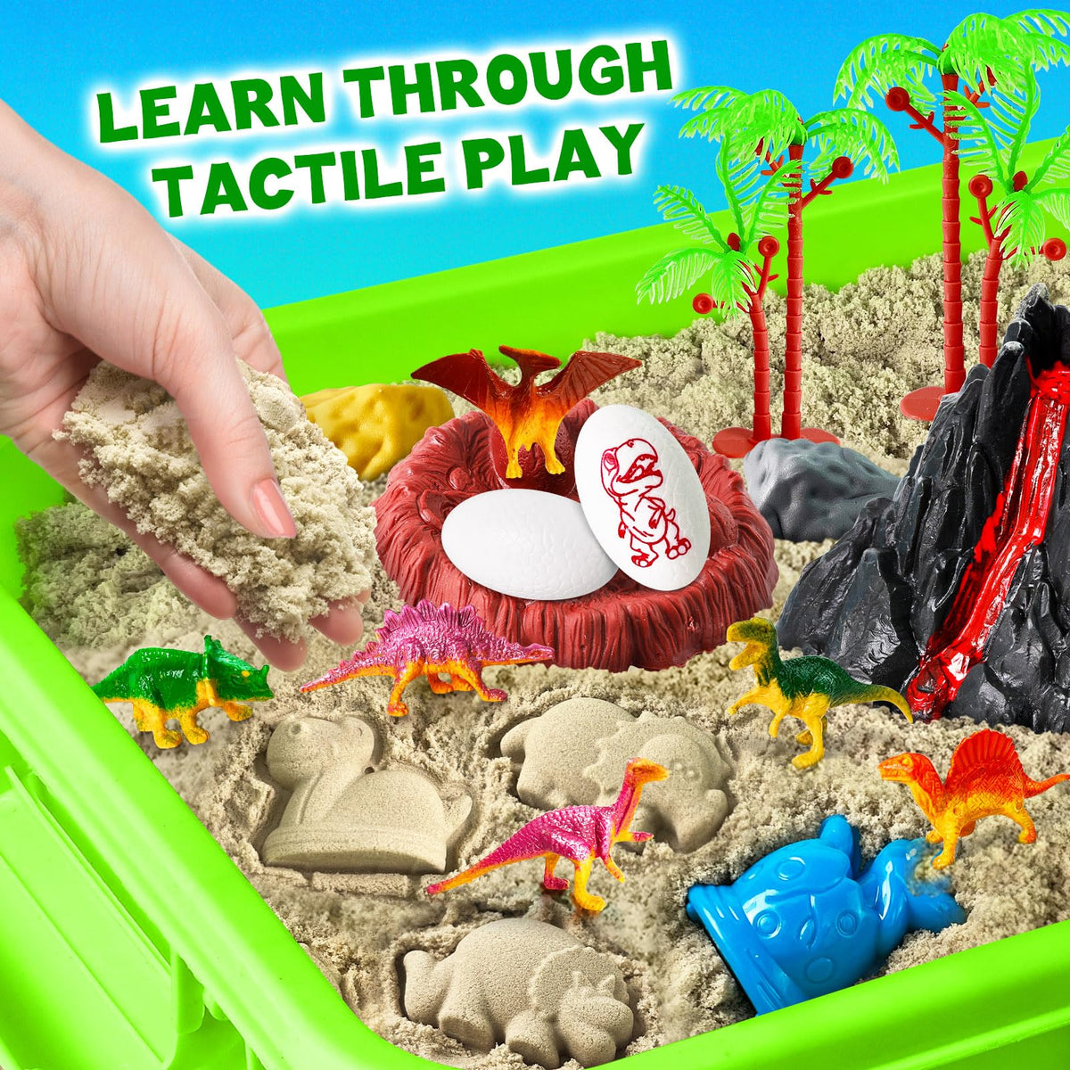 ESSENSON sensory bin decor with theme elements sparks creative landscapes.