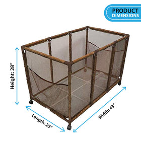 Essentially Yours large mesh area maximizes storage capacity