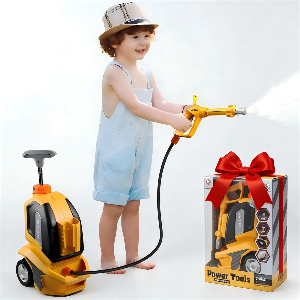 Essovee Kids Clean Car Wash Toy front view promotes imaginative play and motor skills.