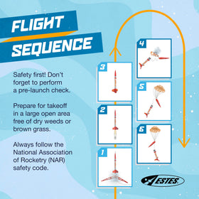 Estes Flash decals for quick self-stick customization