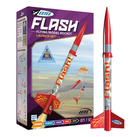 Estes Flash model rocket ready for beginner assembly and launch