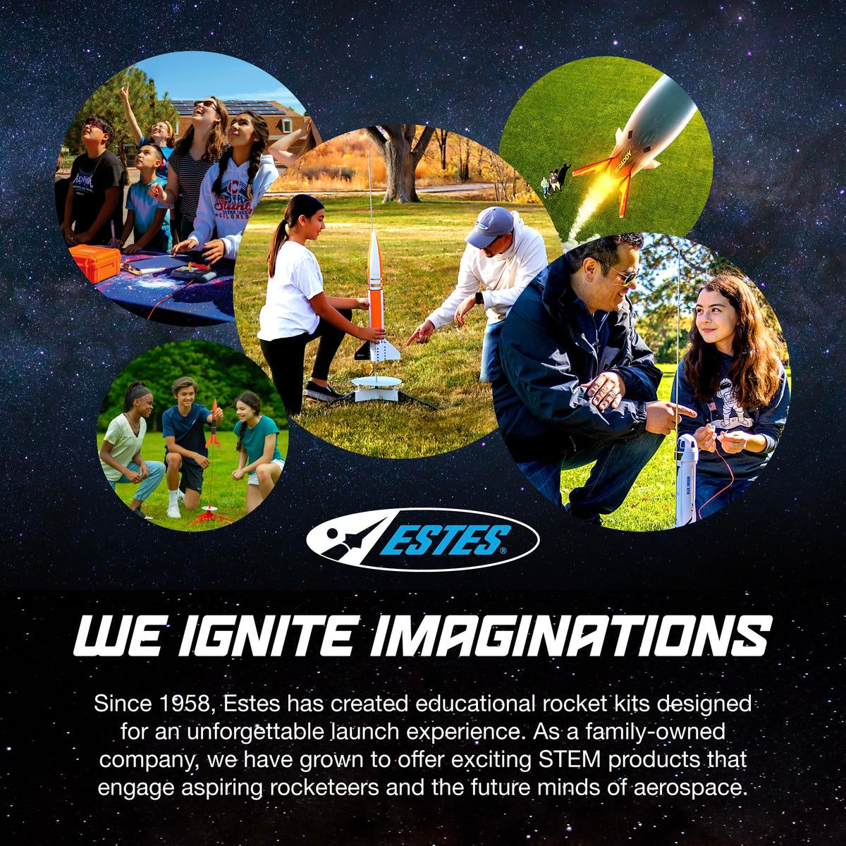 Estes Flash recovery parachute enabling gentle flight returns