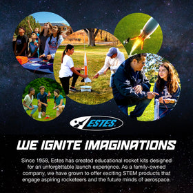 Estes Flash recovery parachute enabling gentle flight returns