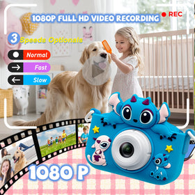 ESTFUN Kids Camera ergonomic design fits small hands for easy grip