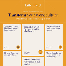 ESTHER PEREL remote-work conversation cards support connection across distributed teams