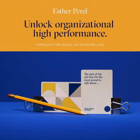 ESTHER PEREL virtual-meeting prompts cards drive engaging hybrid discussions