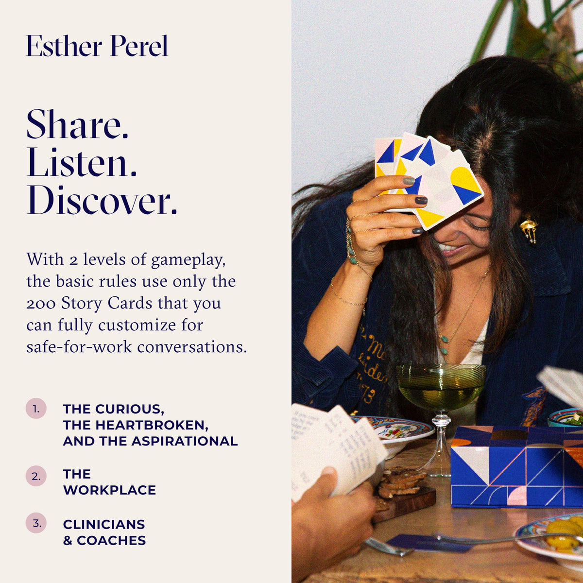 ESTHER PEREL Where Should We Begin? illustrated box design highlights the 2nd edition